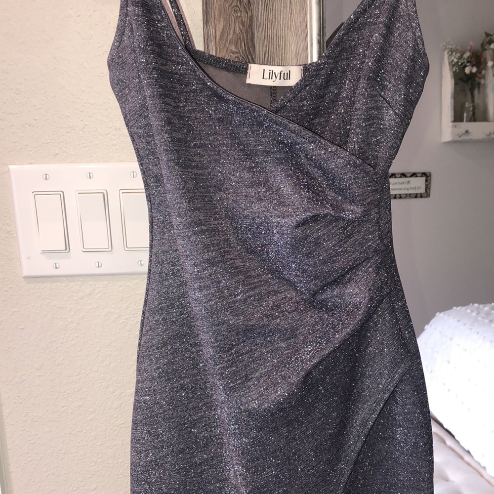 Lilyful metallic mini dress - Picture 2 of 3